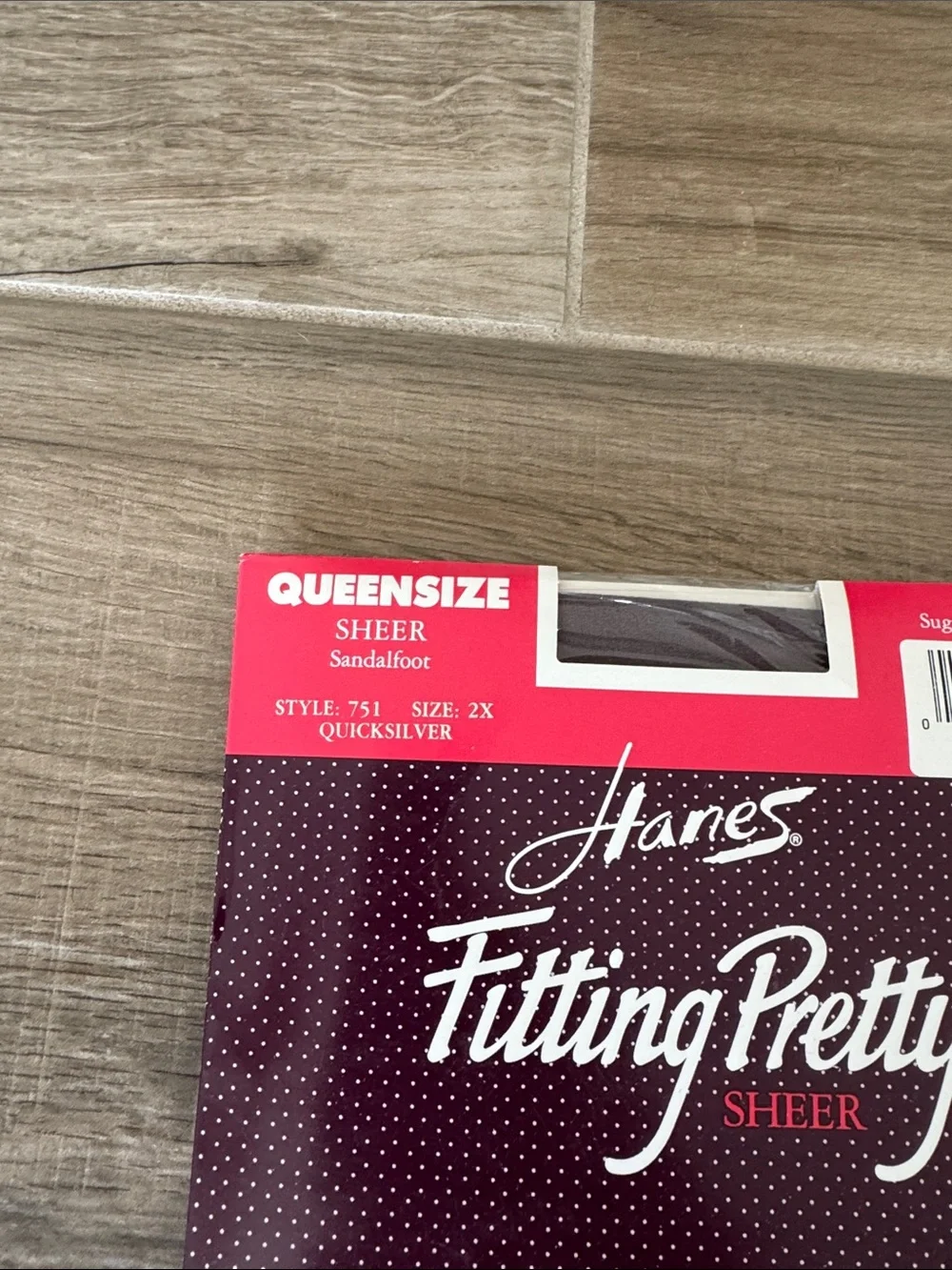 New Lot of 2 Hanes Fitting Pretty Sheer Queensize Pantyhose 2X
